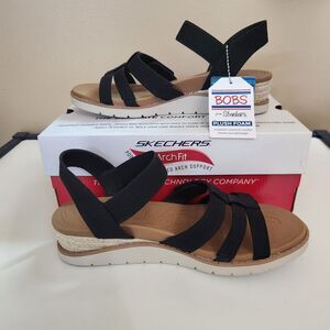 BoBs From Skechers Arch Fit Sandals Women's Size 8